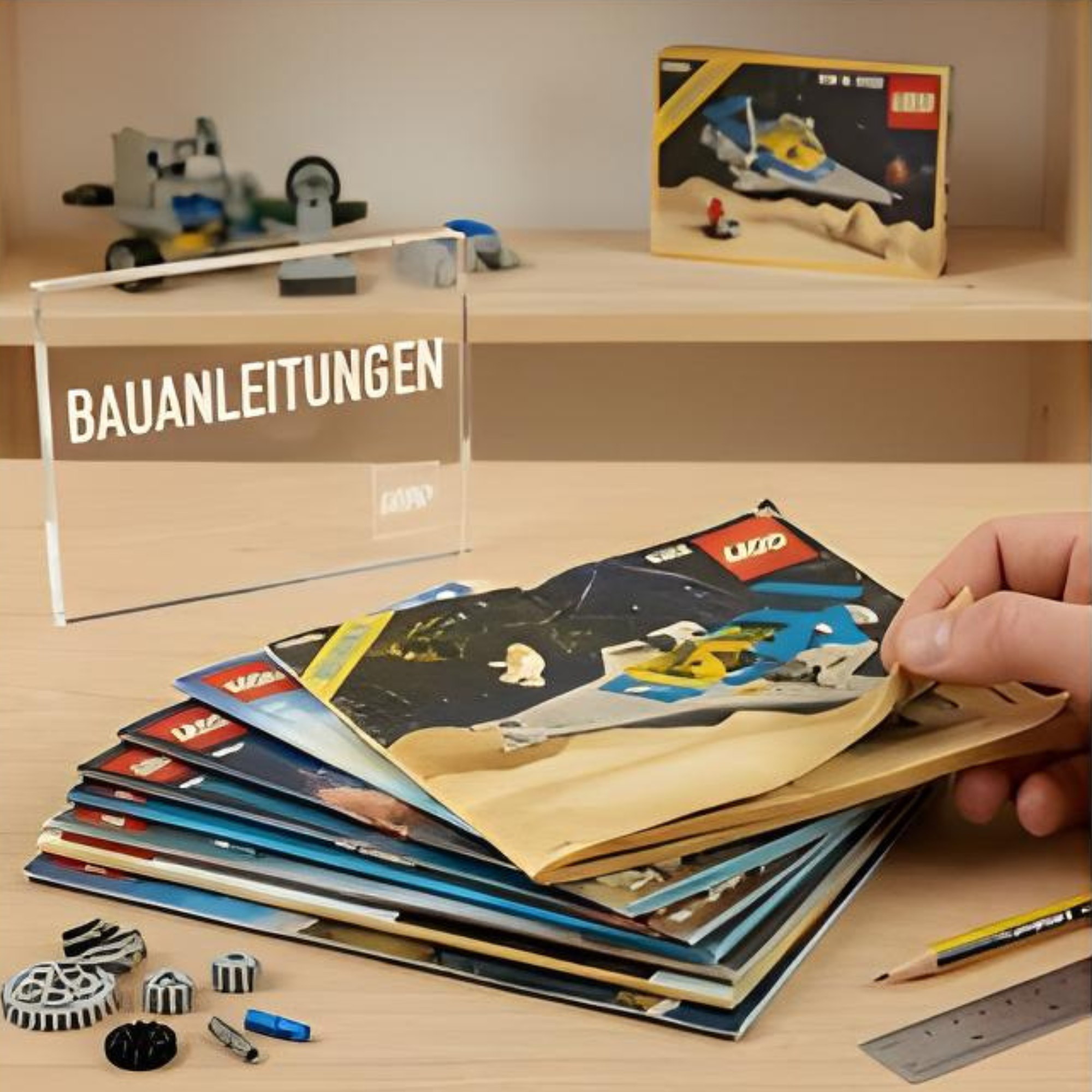 Bauanleitungen + Sticker