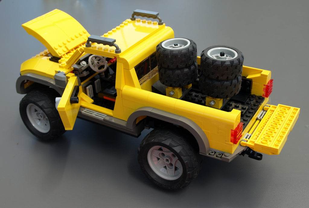 4404 Lego® Designer Set „Land Buster + Motorrad „