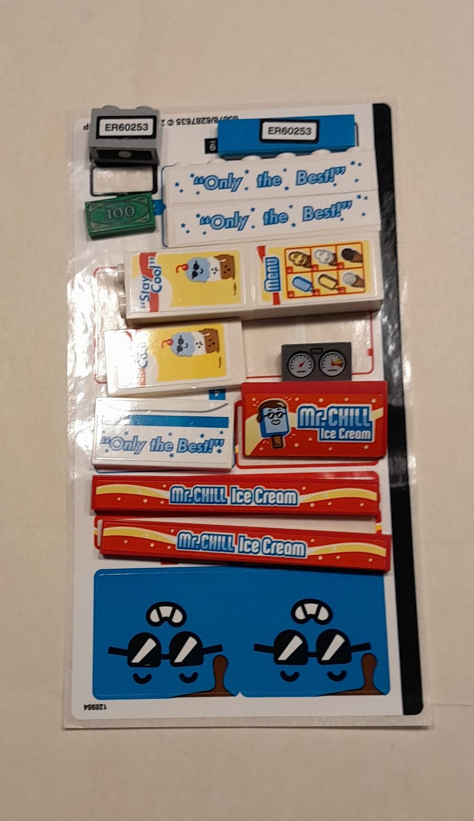 City 60253 Lego® Eiswagen die Sticker mit Steine/Fliesen