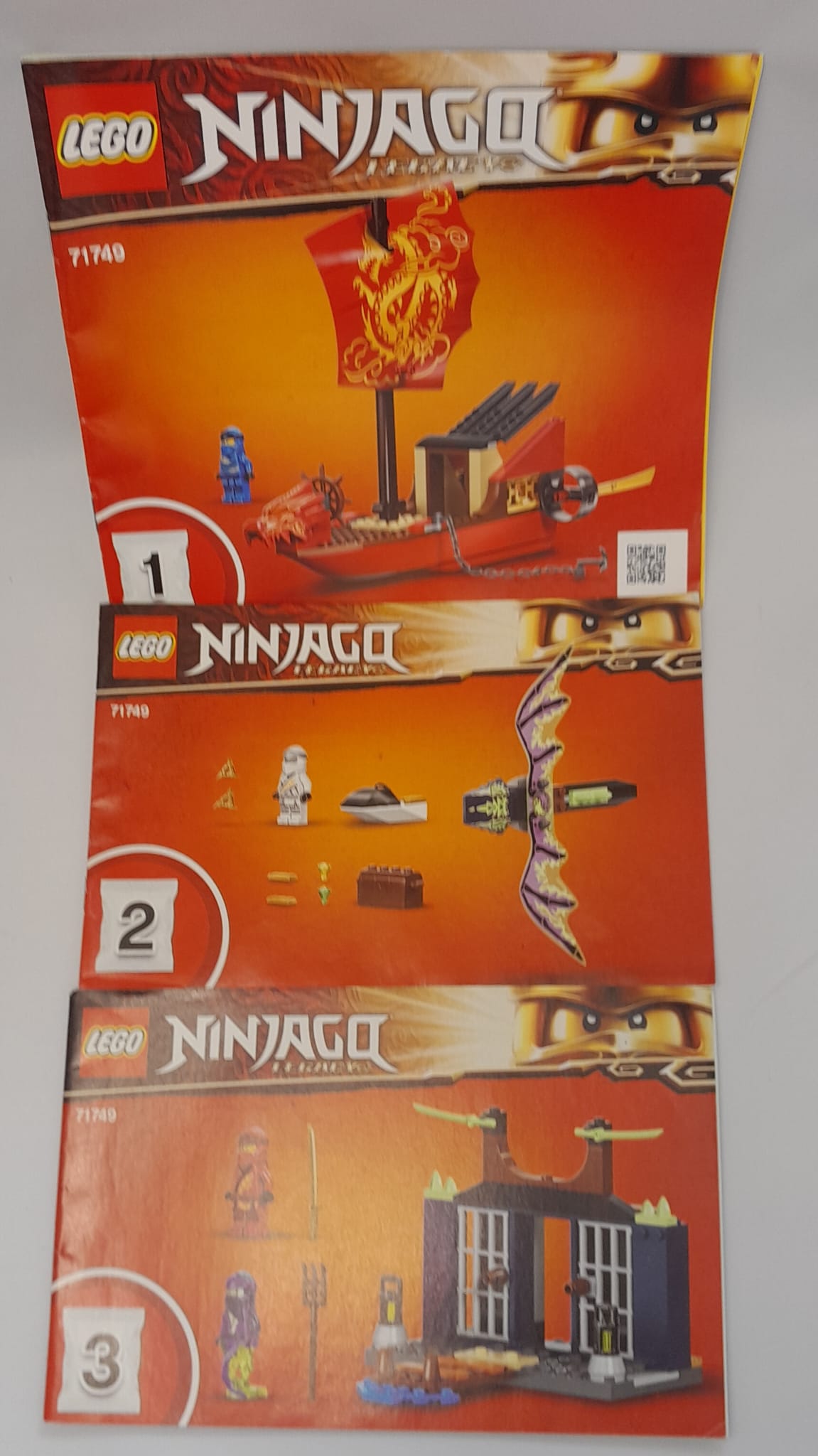 71749 Lego® Bauanleitung 1+2+3 der Serie Ninjago