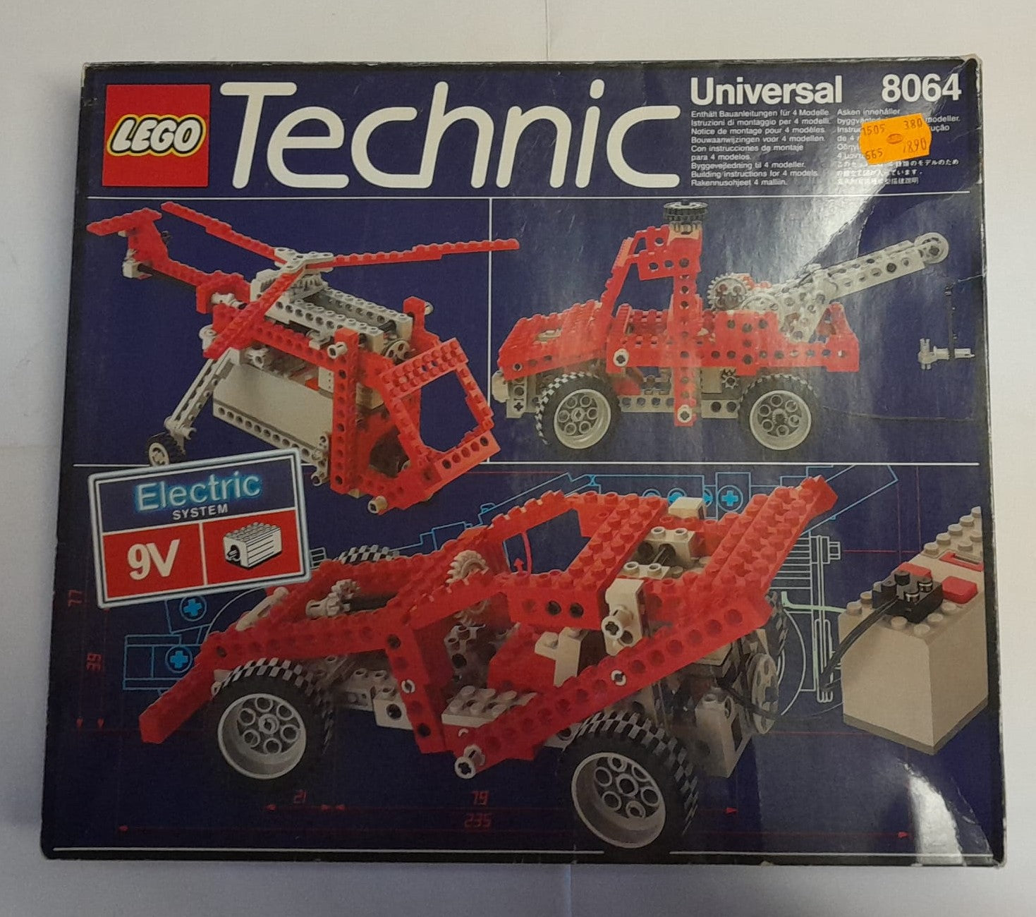 8064 Lego® Technic  Motorized Universal Building Set