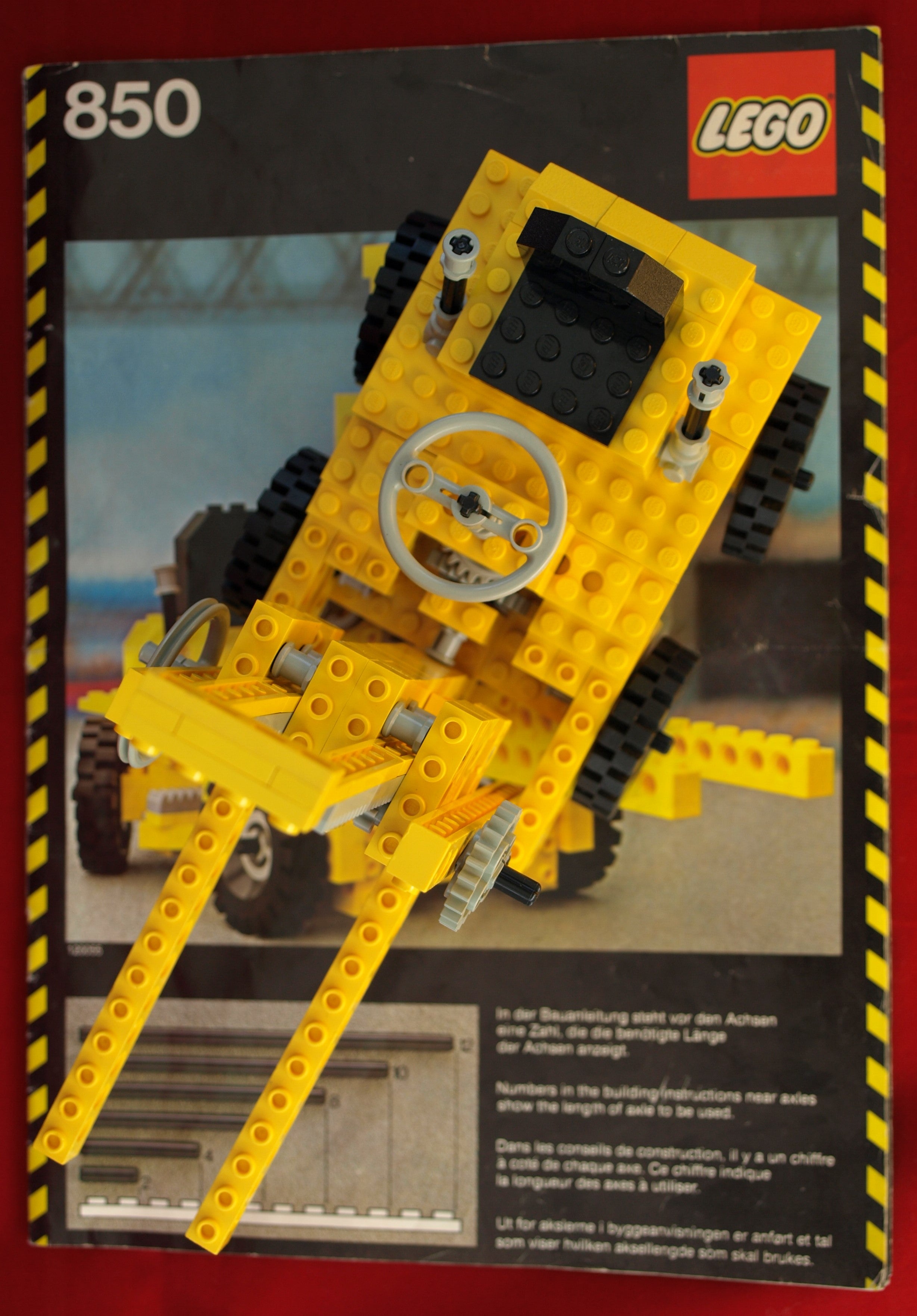 850 Lego® Technic Gabelstapler