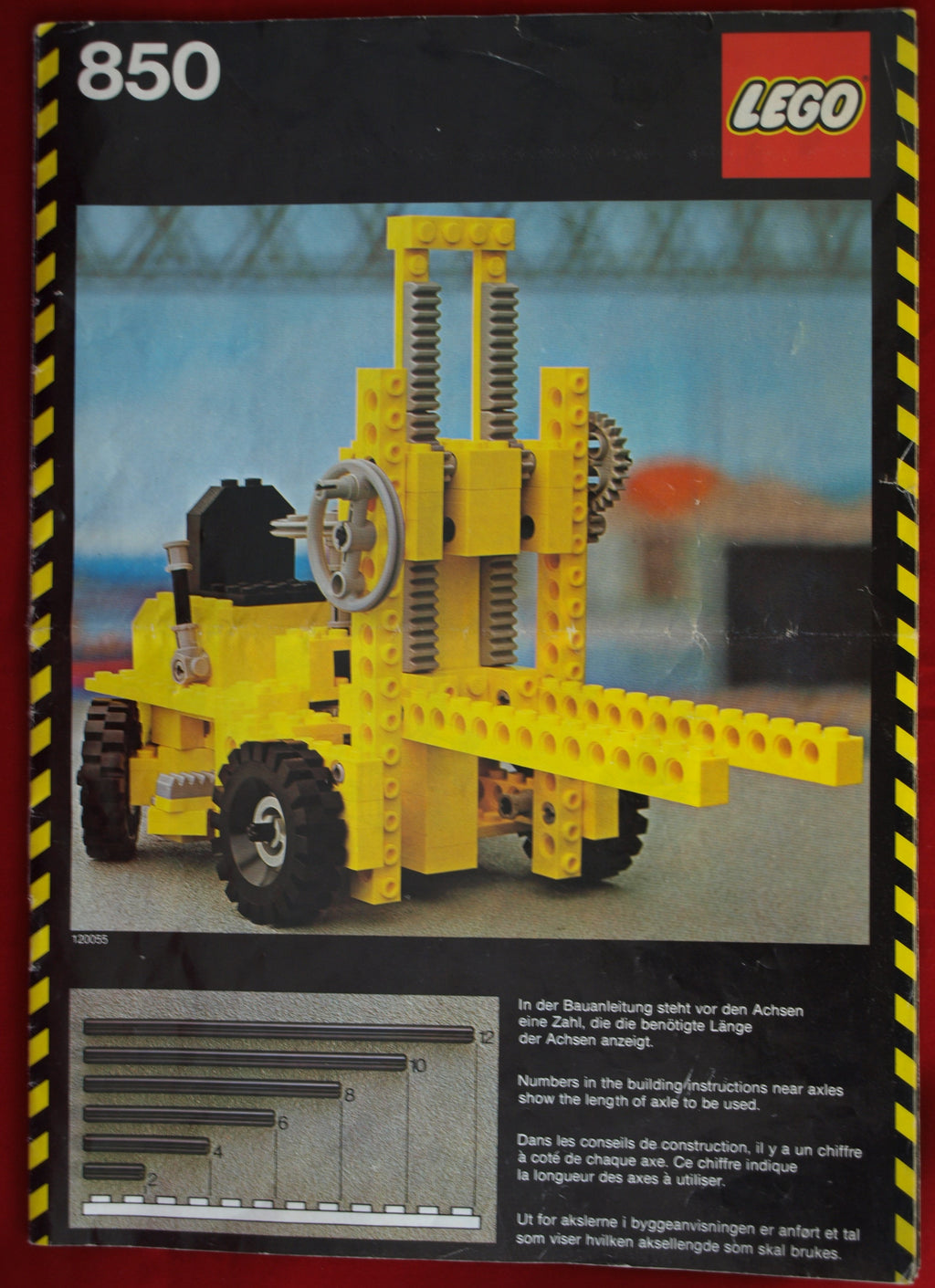 850 Lego® Technic Gabelstapler