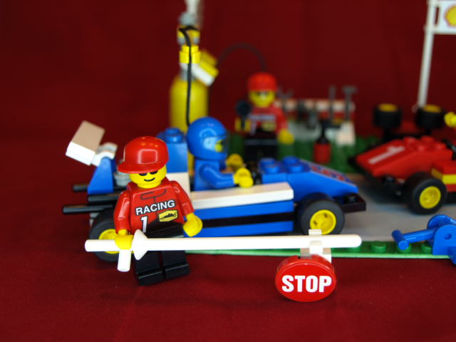 2554 Lego® System Pit Stop SHEL Promo Set