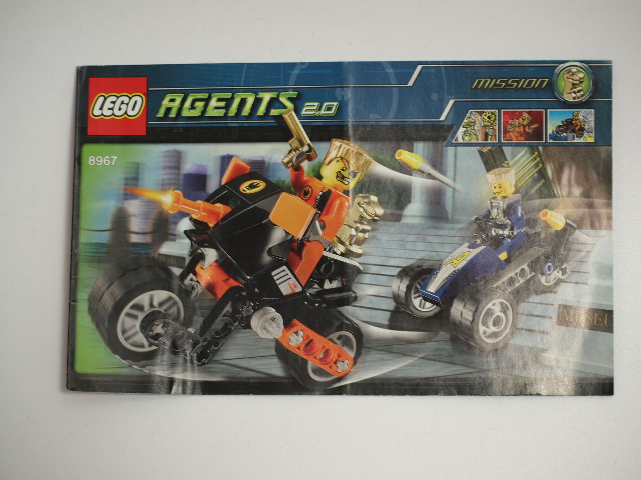 8967 Lego® Bauanleitung der Serie Agents 2.0