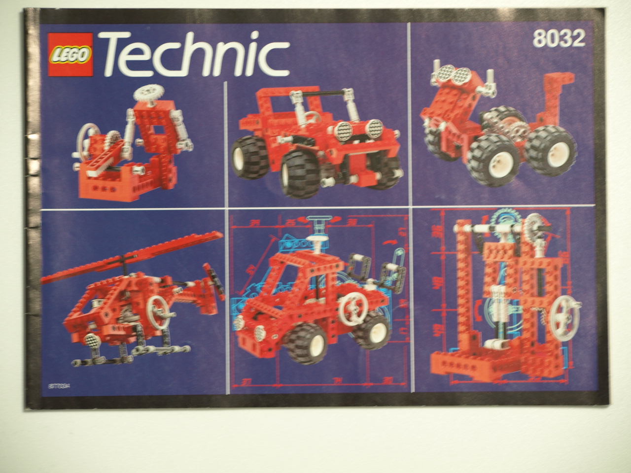 8032 Lego® Bauanleitung der Serie Technic