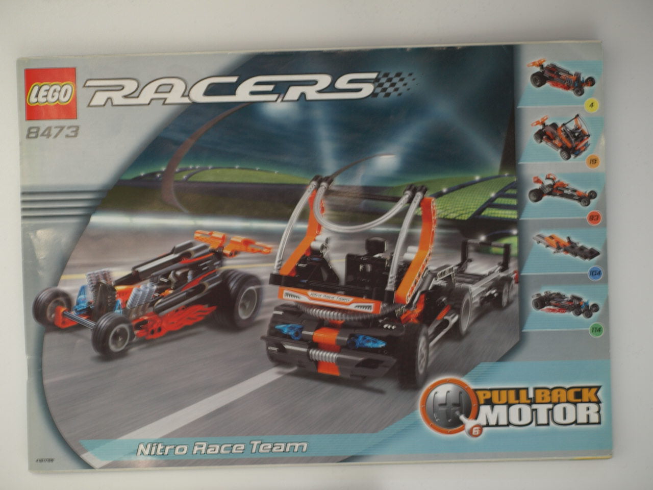 8473 Lego® Bauanleitung der Serie Racers